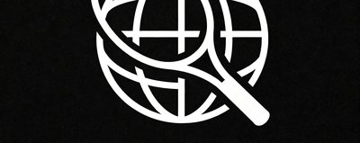 ATP巡回赛官方合作平台标识，网球拍与地球结合的极简设计